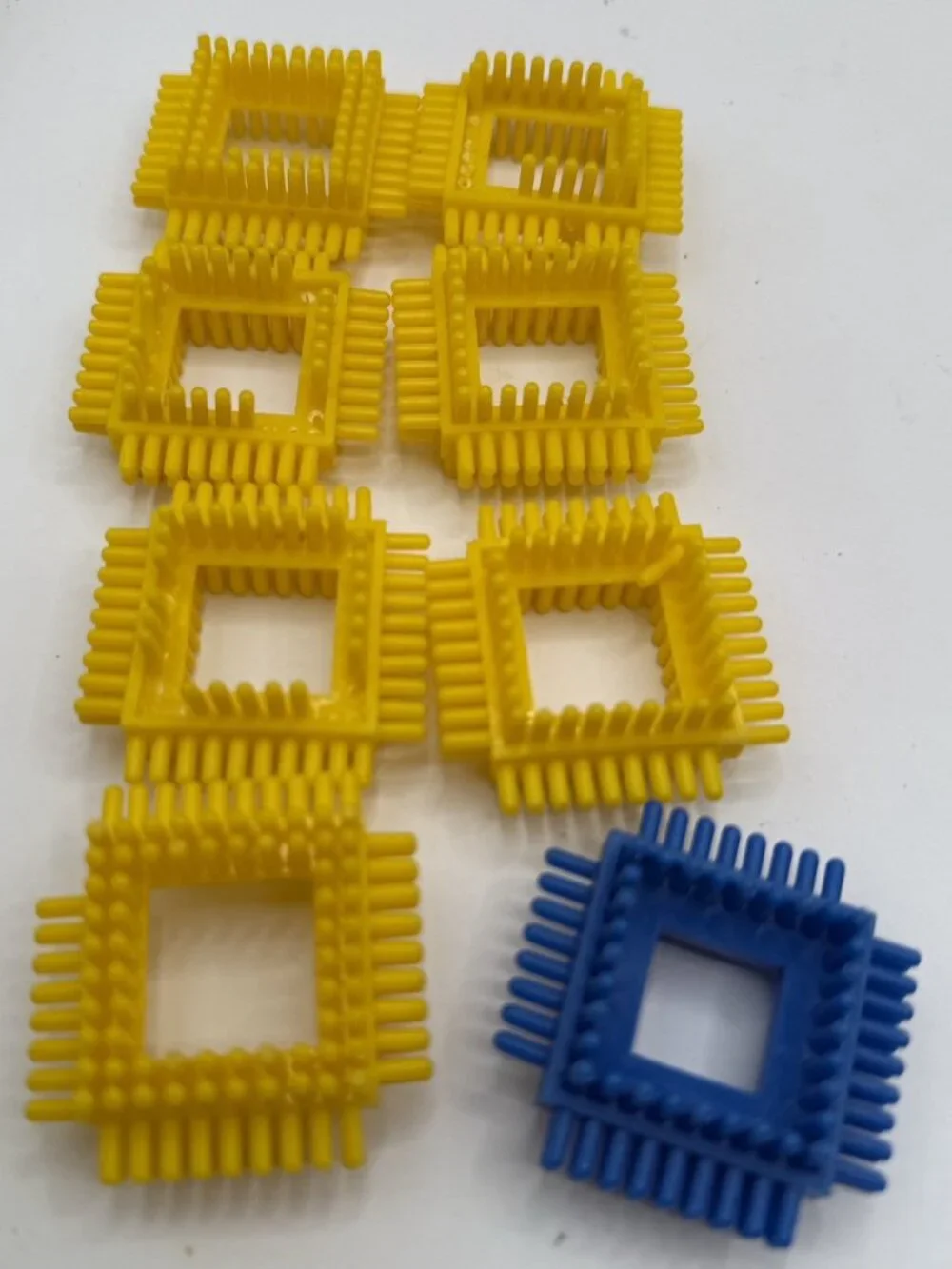 70 Vintage Bristle Blocks Lot Car Teddy Bear Wheels